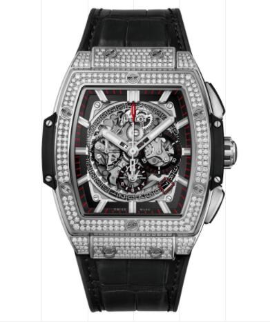 Hublot Spirit of Big Bang Titanium Pavé 45 mm Replica Watch 601.NX.0173.LR.1704