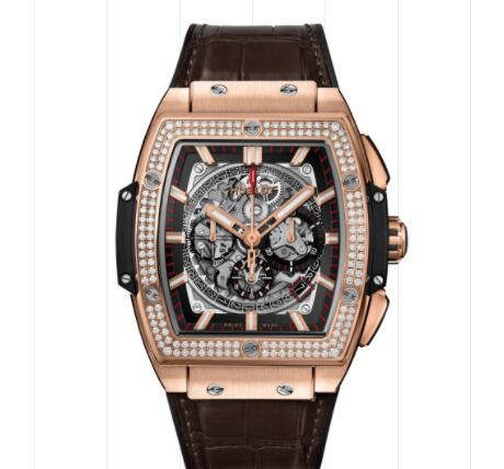 Hublot Spirit of Big Bang King Gold Diamonds 45 mm Replica Watch 601.OX.0183.LR.1104