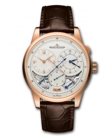 Jaeger-LeCoultre Duomètre Chronographe Pink Gold Replica Watch 6012521