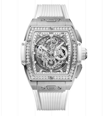 Hublot Spirit of Big Bang Titanium White Diamonds 42 mm Replica Watch 642.NE.2010.RW.1204
