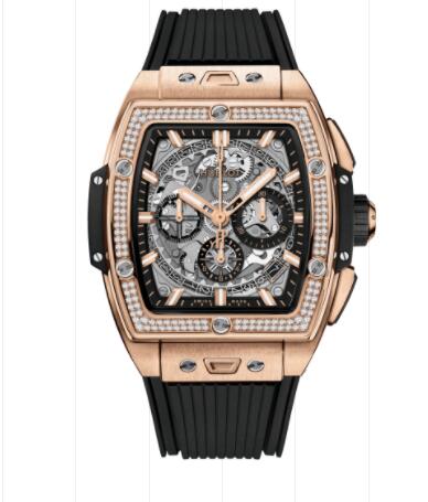Hublot Spirit of Big Bang King Gold Diamonds 42 mm Replica Watch 642.OX.0180.RX.1104