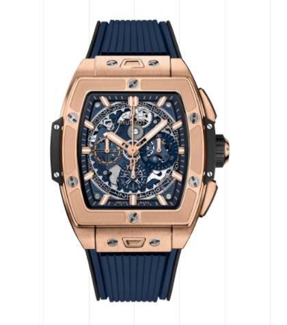 Hublot Spirit Of Big Bang King Gold Blue 42 mm Replica Watch 642.OX.7180.RX