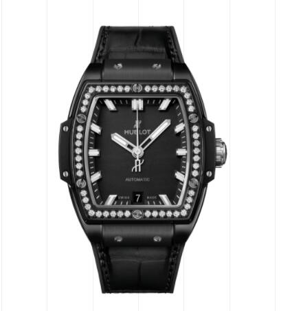 Hublot Spirit of Big Bang Black Magic Diamonds 39 mm Replica Watch 665.CX.1170.LR.1204