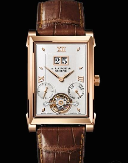 Replica A Lange Sohne Cabaret Tourbillon Watch Pink gold 703.032