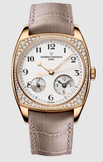Replica Vacheron Constantin Harmony dual time 18K 5N pink gold Watch 7805S/000R-B140