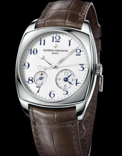 Vacheron Constantin Harmony Dual Time Replica Watch 7810S/000G-B050 White Gold - Alligator Bracelet