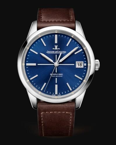 Jaeger-LeCoultre Geophysic True Second Stainless Steel Blue Replica Watch 8018480