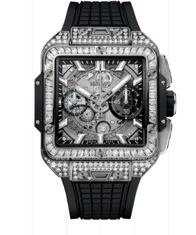 2023 Hublot Square Bang Unico Titanium Replica Watch 821.NX.0170.RX