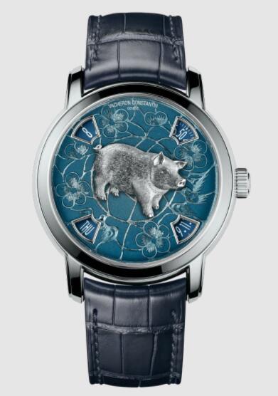 Replica Vacheron Constantin Metiers d'Art The legend of the Chinese zodiac - Year of the pig platinum 950 Watch 86073/000P-B429