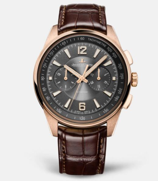 Jaeger Lecoultre Polaris Chronograph Pink Gold Automatic self-winding Men Replica Watch 9022450