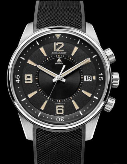 Replica Jaeger Lecoultre Polaris Memovox 9038670 Stainless Steel - Rubber Strap Watch