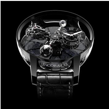 Replica Jacob & Co. Astronomia Tourbillon Black Ceramic & Black Movement Watch AAT100.95.KK.SD.B