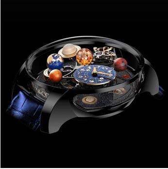 Jacob & Co. Astronomia Solar Jewelry Planets Zodiac Black DLC Titanium replica watch AS310.21.SP.AA.A