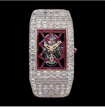 Jacob & Co. Billionaire III Diamonds & Rubies BL115.40.BD.UA.A Replica Watch