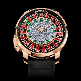 Jacob & Co. Casino Tourbillon Baguette Diamonds CA100.40.AB.BA.ABALA Replica Watch
