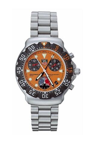 TAG Heuer Formula 1 Chronograph Quartz Stainless Steel Orange Bracelet CA1214.BA0493 Replica Watch