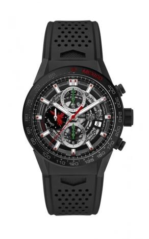 TAG Heuer Carrera Calibre Heuer 01 45 Ceramic Mexico Angel Replica Watch CAR2091.FT6088