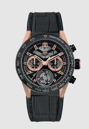 TAG Heuer Carrera Chronograph Calibre HEUER02T COSC Men 45 mm Replica Watch CAR5A5U.FC6377