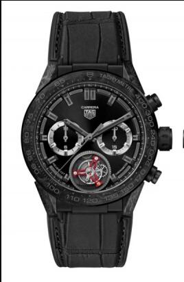 TAG Heuer Carrera Calibre Heuer 02T 45 Chronograph Tourbillon Espace Tag Heuer Omotesando Replica Watch CAR5A8AD.FC641