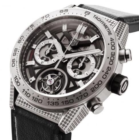 TAG Heuer Carrera Calibre Heuer 02T 45 Chronograph Tourbillon Sincere replica watch CAR5A8M.FT6166