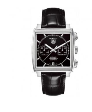 Replica TAG Heuer Monaco Calibre 12 Black Watch CAW2110.FC6177
