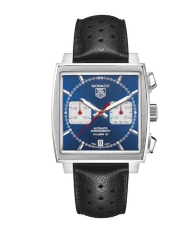 TAG Heuer Monaco Calibre 12 Stainless Steel Blue replica watch CAW2111.FC6356