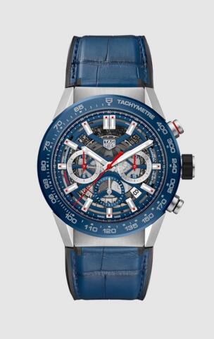 TAG Heuer Carrera Chronograph Calibre HEUER02 Automatic Men 45 mm Replica Watch CBG2A11.FC6460