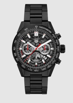 TAG Heuer Carrera Chronograph Calibre HEUER02 Automatic Men 45 mm Replica Watch CBG2A90.BH0653