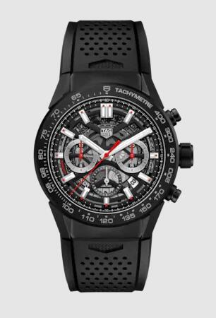 TAG Heuer Carrera Chronograph Calibre HEUER02 Automatic Men 45 mm Replica Watch CBG2A90.FT6173