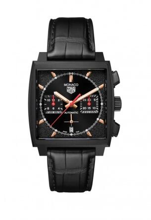 Replica TAG Heuer Monaco Calibre Heuer 02 Titaniu DLC Black Watch CBL2180.FC6497
