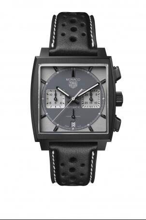 TAG Heuer Monaco Calibre Heuer 02 Titanium DLC Grey Replica Watch CBL2181.FC6515