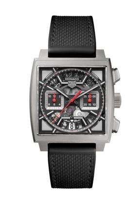 TAG Heuer CBL2183.FT6236 Monaco Calibre Heuer 02 Titanium Skeleton Racing Red Replica Watch