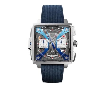 TAG Heuer Monaco Split-Seconds Chronograph Original Blue Replica Watch CBW2182.FC8339