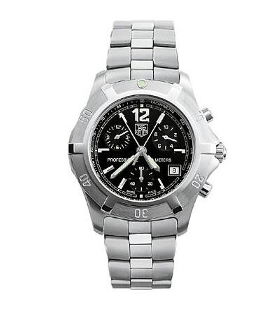 TAG Heuer 2000 Exclusive Chronograph Quartz Stainless Steel Black Replica Watch CN1110.BA0337