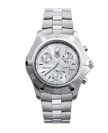 TAG Heuer 2000 Exclusive Chronograph Quartz Stainless Steel Silver Replica Watch CN1111.BA0337