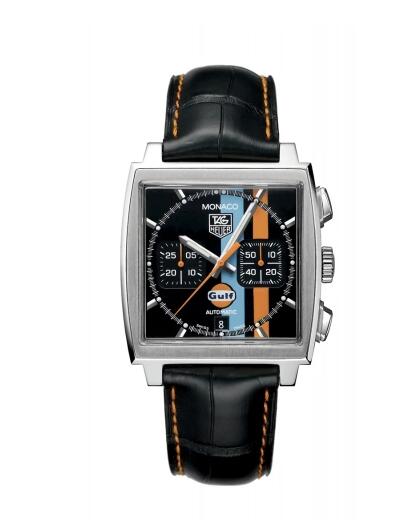 TAG Heuer Monaco Calibre 17 Gulf Black Replica Watch CW211A.FC6228