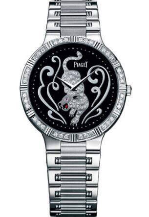 Piaget Dancer Ultra-Thin Replica Watch 38mm White Gold Onyx Zodiac G0A32192