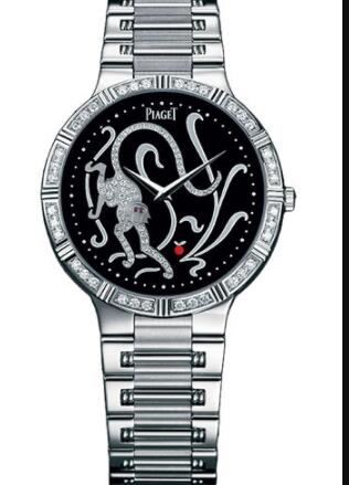 Piaget Dancer Ultra-Thin Replica Watch 38mm White Gold Onyx Zodiac G0A32198