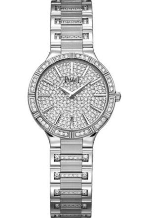 Piaget Dancer Replica Watch 28mm White Gold G0A34053