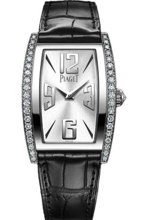 Replica Piaget Limelight Tonneau-Shaped Watch White Gold - 27 x 38 mm G0A35091
