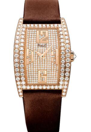 Replica Piaget Limelight Tonneau-Shaped Watch Rose Gold - 27 x 38 mm G0A36192