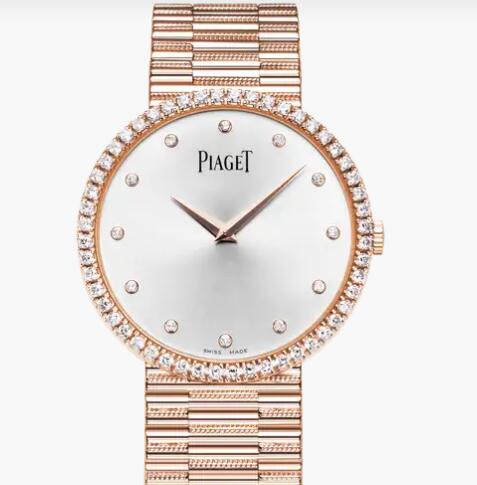 Replica Piaget Traditional Rose gold Diamond Ultra-thin mechanical Watch G0A37046 Piaget Replica Watch