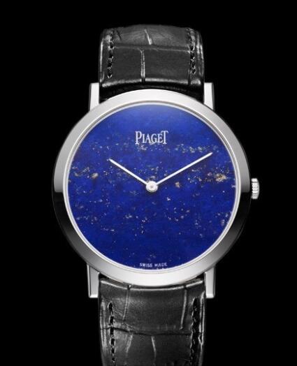 Replica Piaget Altiplano 38 mm Cadran Pierre Dure Watch G0A37200 White Gold - Lapis Lazuli Dial