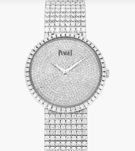 Replica Piaget Traditional White Gold Diamond Watch G0A38021 Piaget Replica Watch