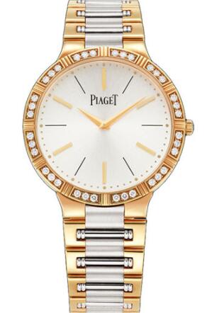 Piaget Dancer Ultra-Thin Replica Watch 38mm Rose And White Gold G0A38060
