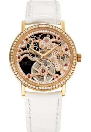 Piaget Altiplano Ultra-Thin Skeleton Replica Watch 34 mm G0A38121