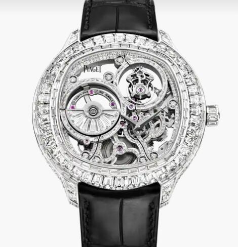 Replica Piaget Emperador cushion Men Diamond Skeleton Watch Piaget Replica Watch G0A39039