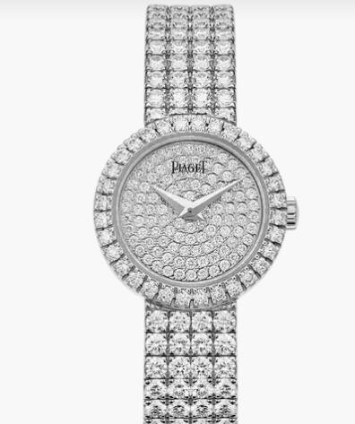 Replica Piaget Traditional Diamond White Gold Watch Piaget Women Replica Watch G0A39047