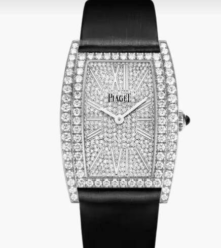 Replica Piaget Limelight tonneau-shaped Diamond White Gold Watch Piaget Replica Women Watch G0A39193