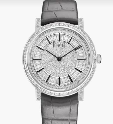 Replica Replica Piaget Altiplano White gold Diamond Ultra-thin mechanical Watch G0A41127